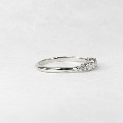 Small Straight Cluster Ring - Troupand Jewellery